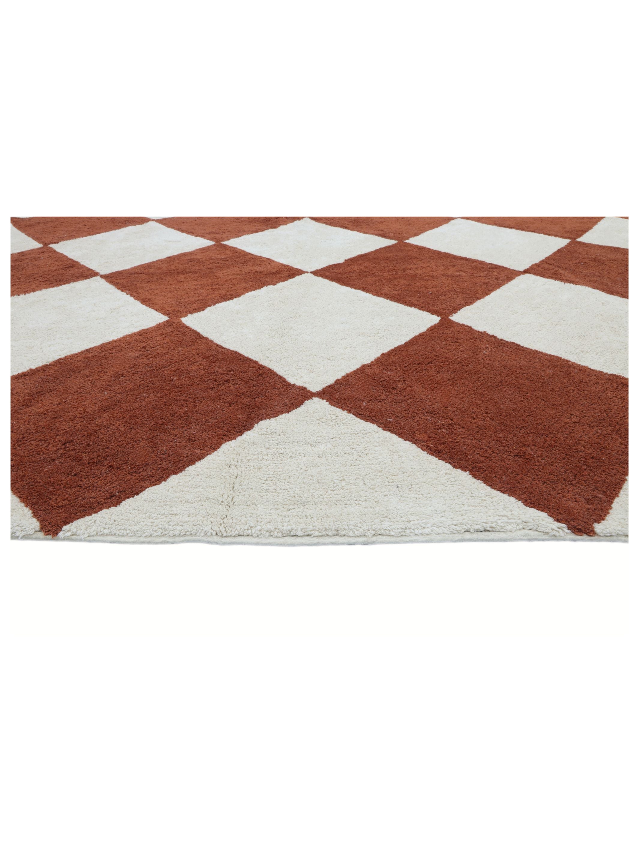 Checker Rug - Rust