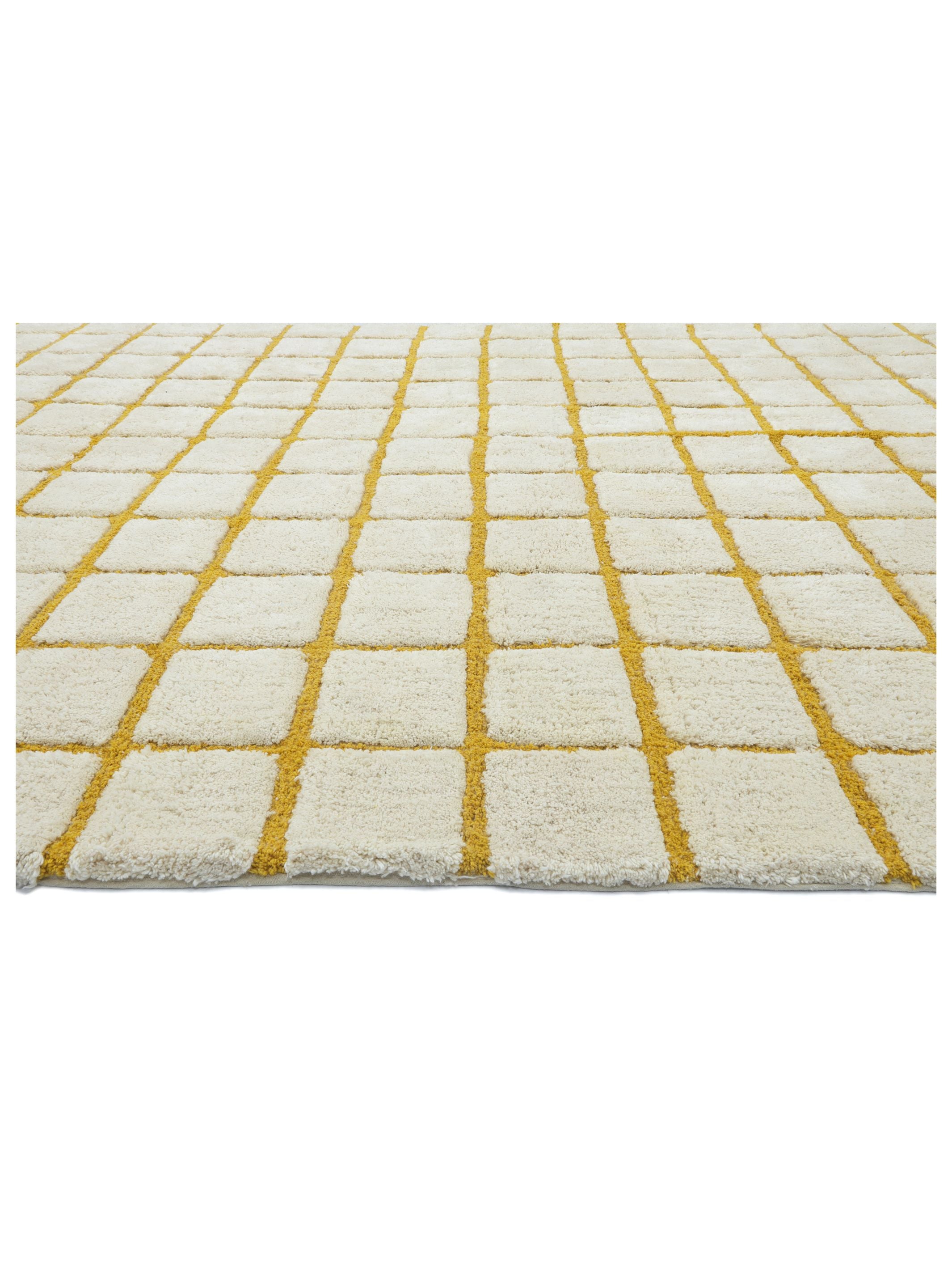 Grid Rug - Mustard