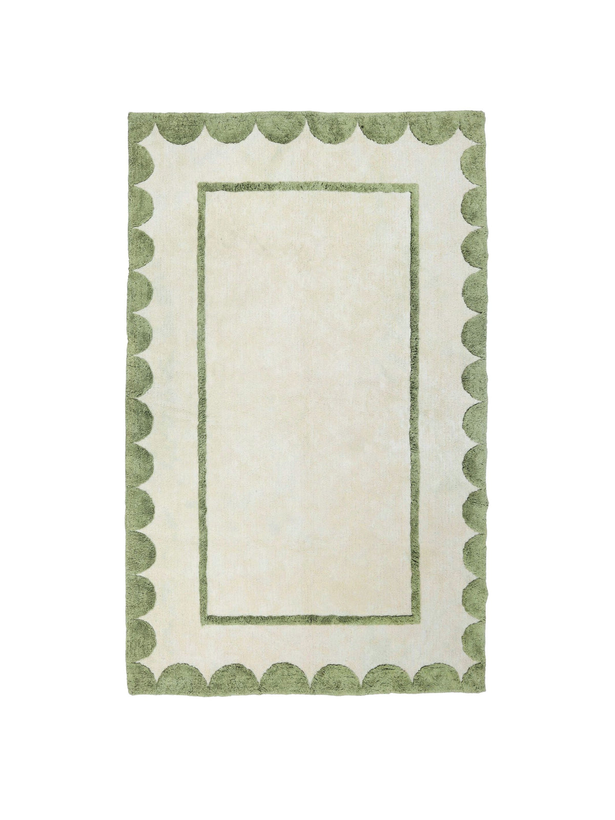Scallop Rug - Sage
