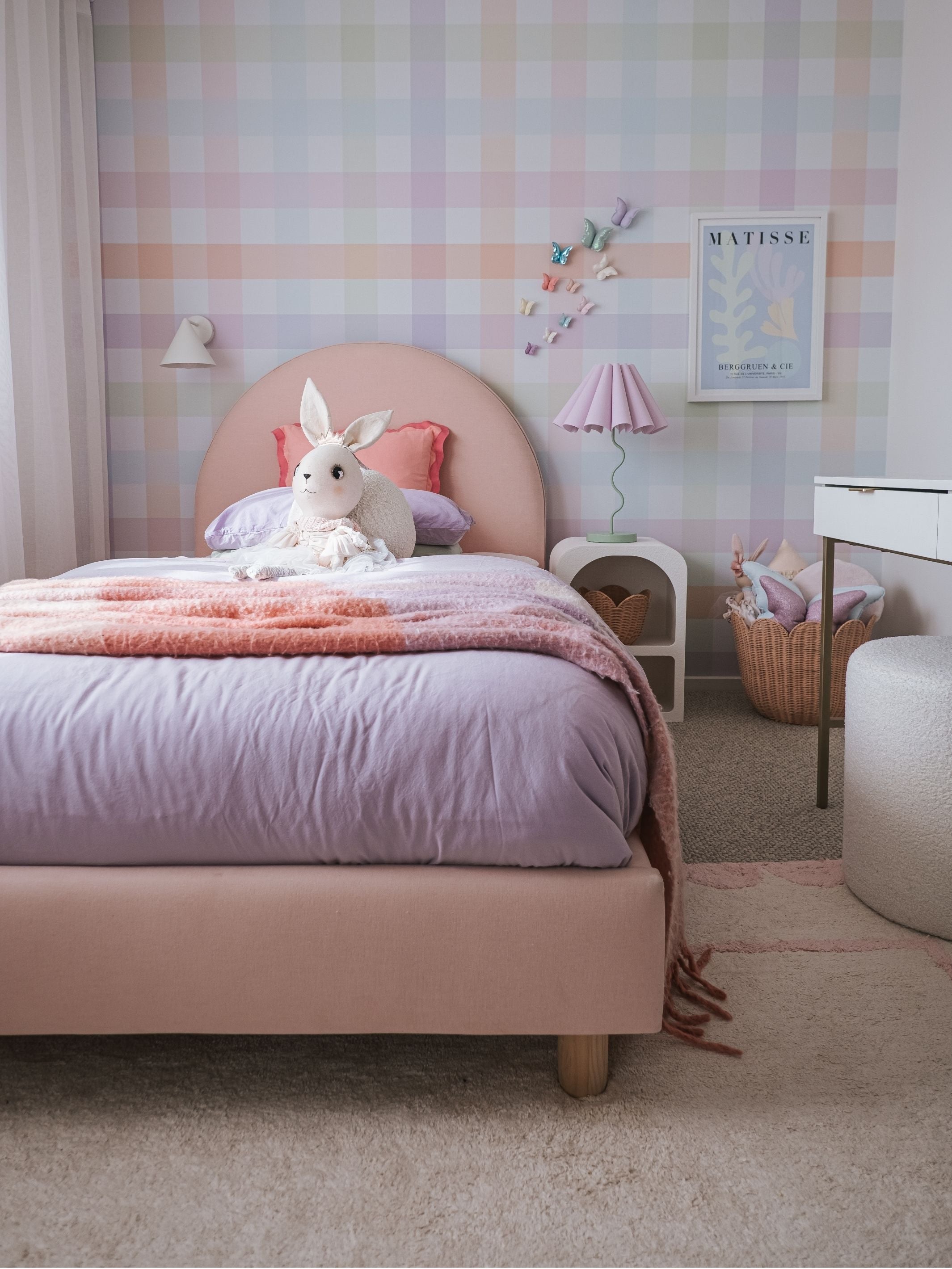 Scallop Rug - Blush