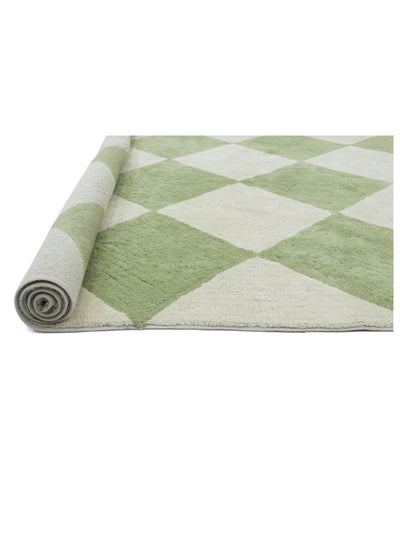 Sage Green Checker Rug