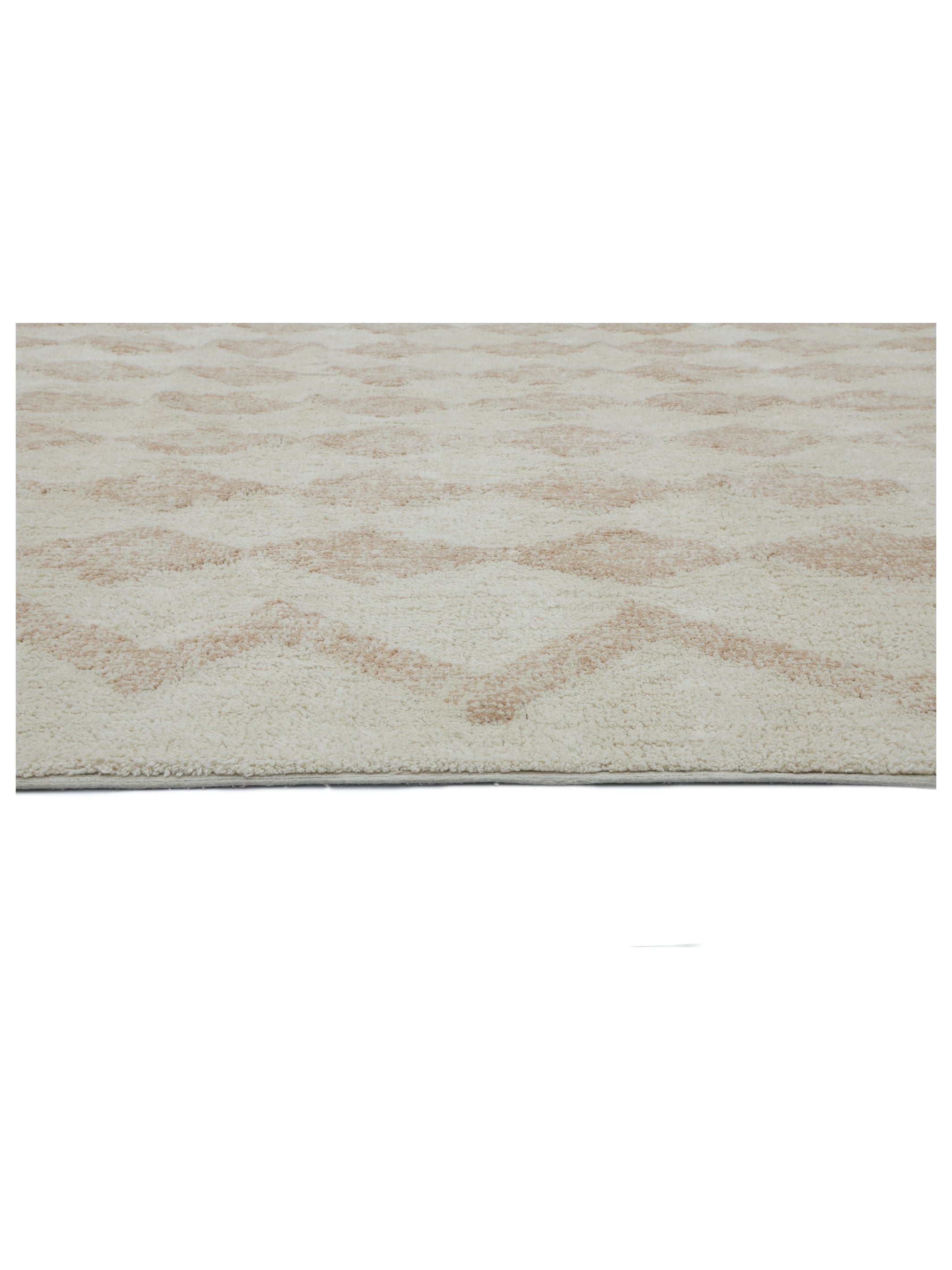 Dusty Coral Diamond Rug