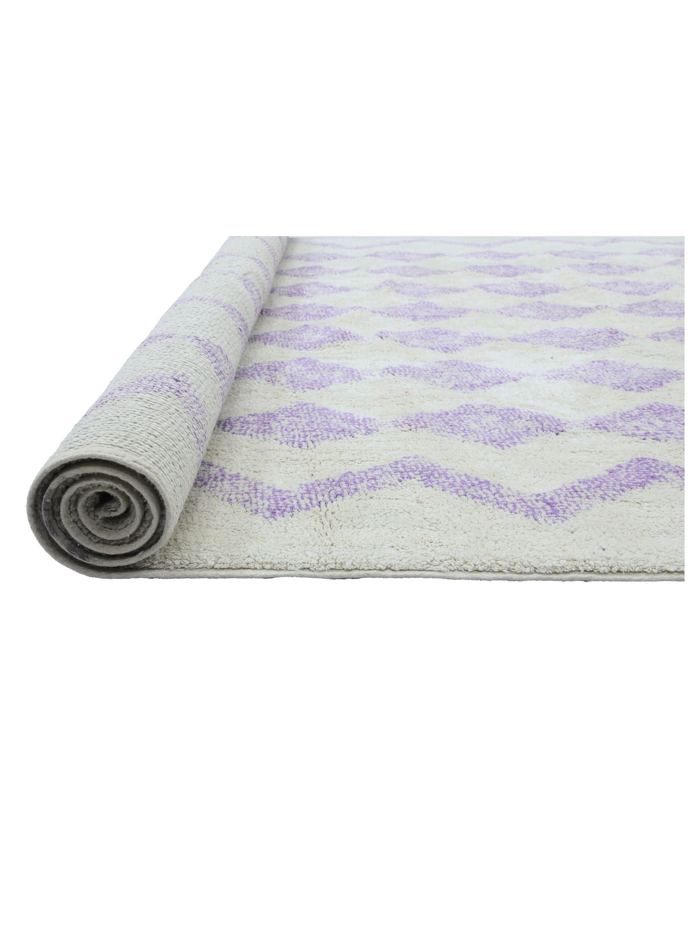 Lavender Purple Diamond Rug