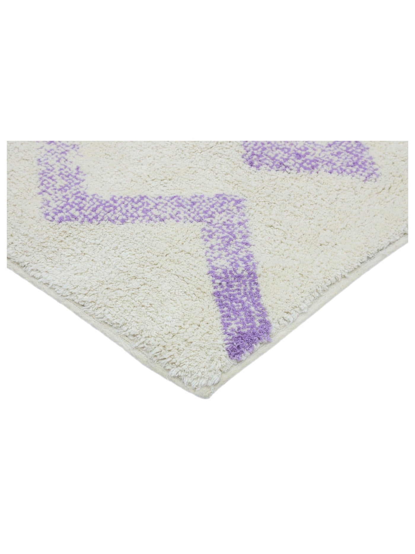 Lavender Purple Diamond Rug