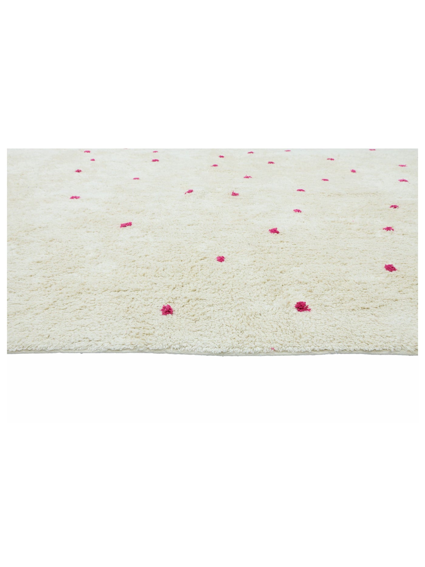 Hot Pink Dot Rug