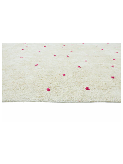 Hot Pink Dot Rug