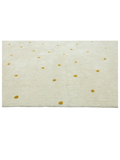 Mustard Yellow Dot Rug