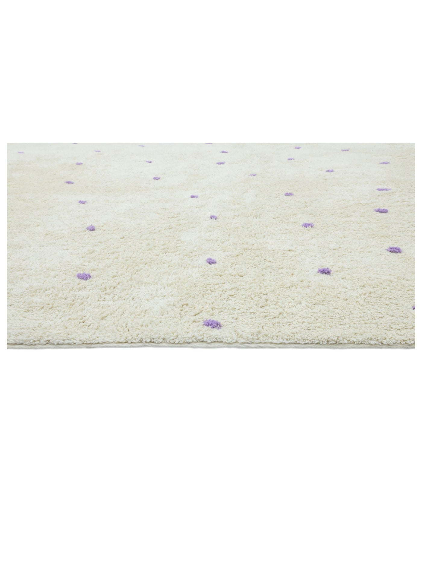 Lavender Purple Dot Rug