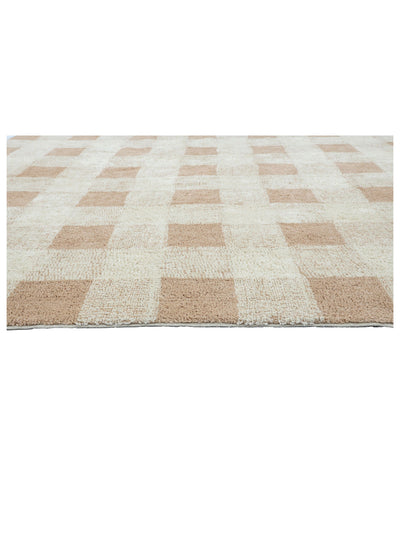 Dusty Coral Gingham Rug