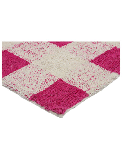 Hot Pink Gingham Rug