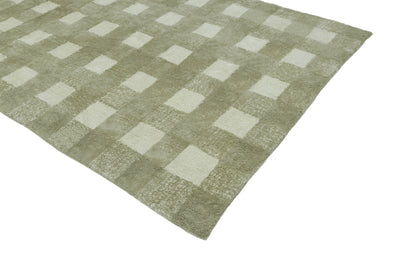 Taupe Gingham Rug