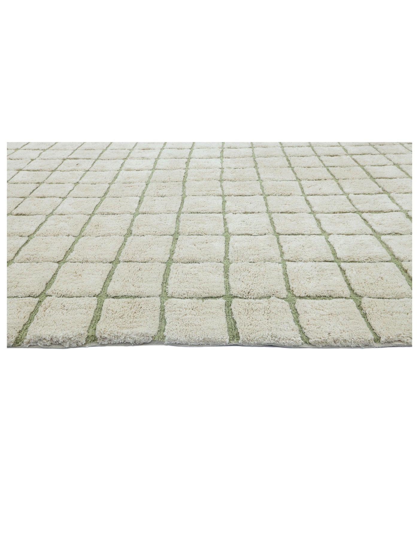 Sage Green Grid Rug – Hunter & Nomad