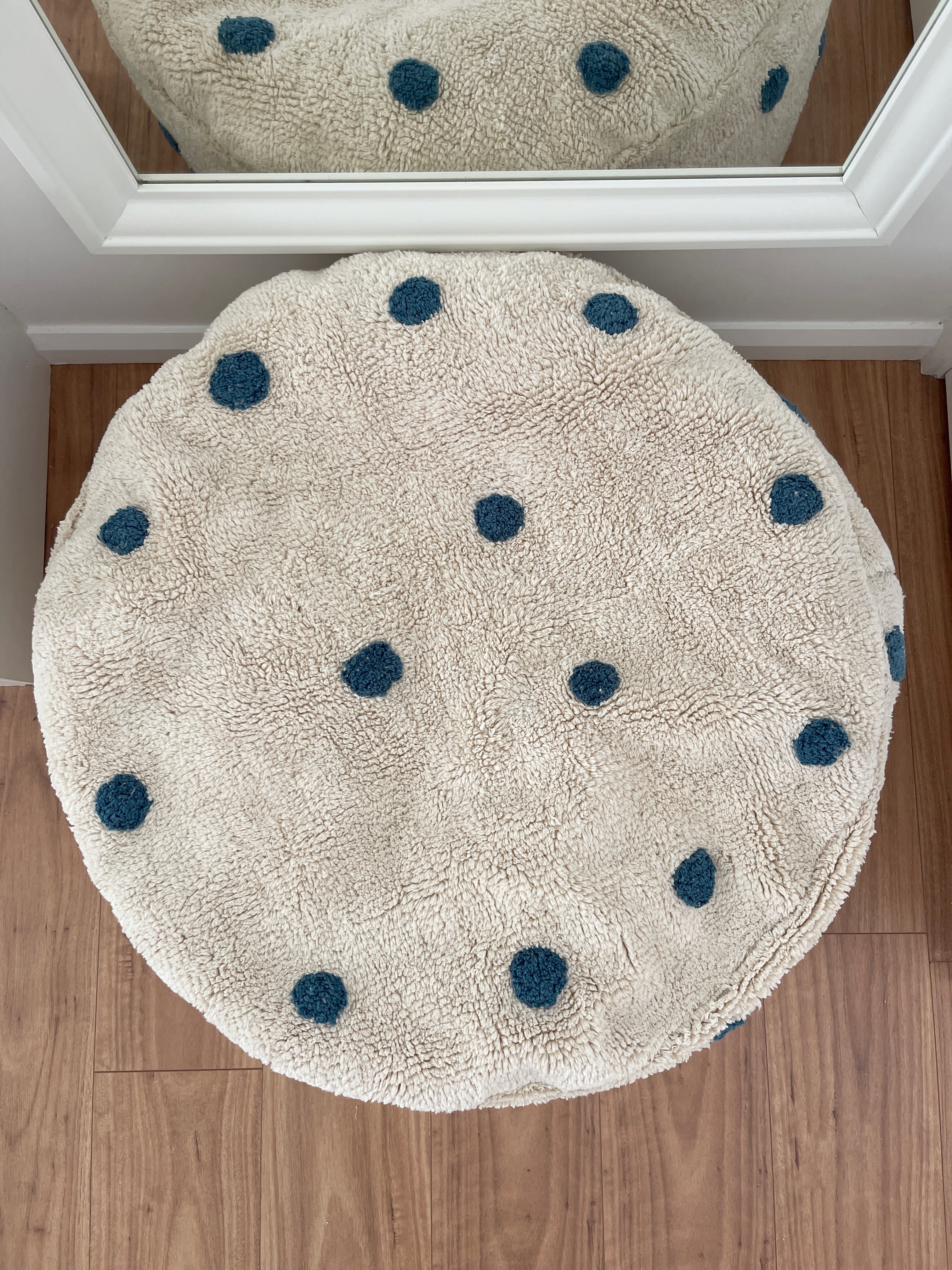 Dot Pouf - Deep Teal