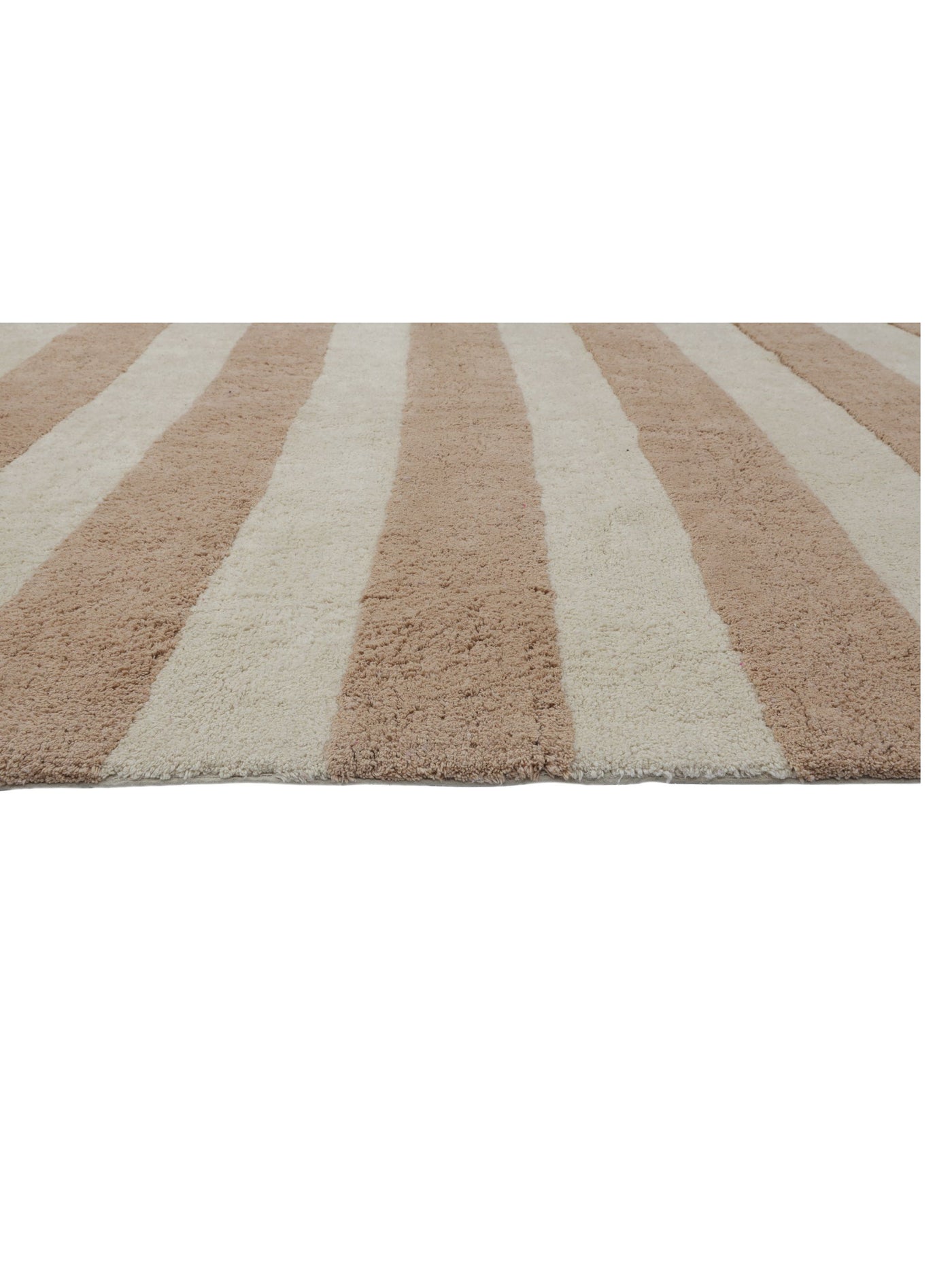 Dusty Coral Stripe Rug