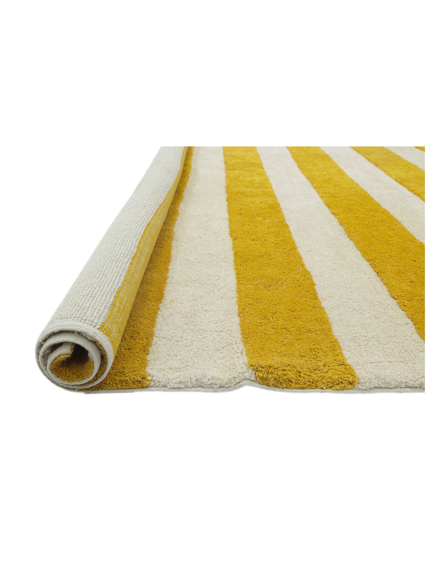 Mustard Yellow Stripe Rug