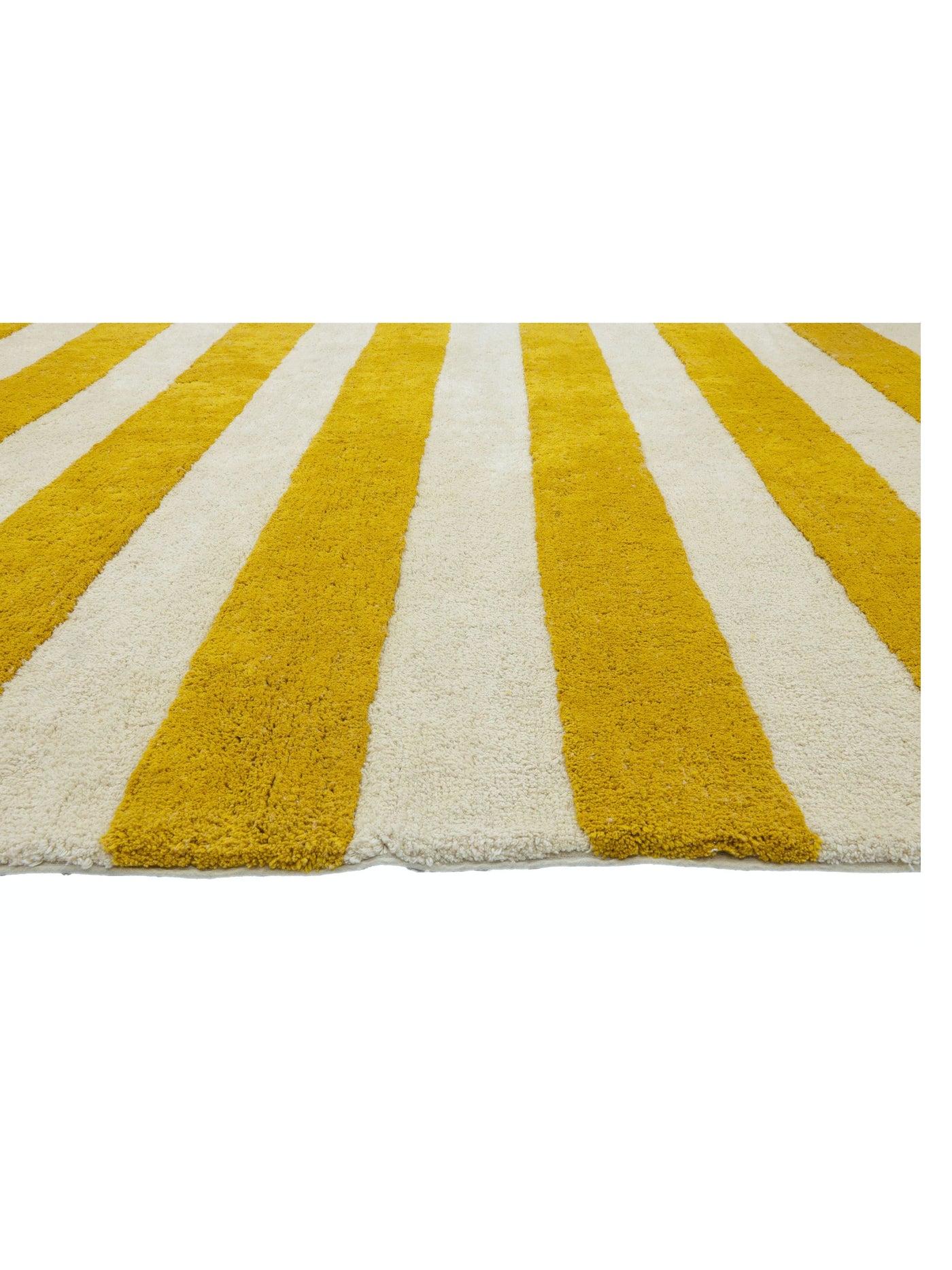 Mustard Yellow Stripe Rug