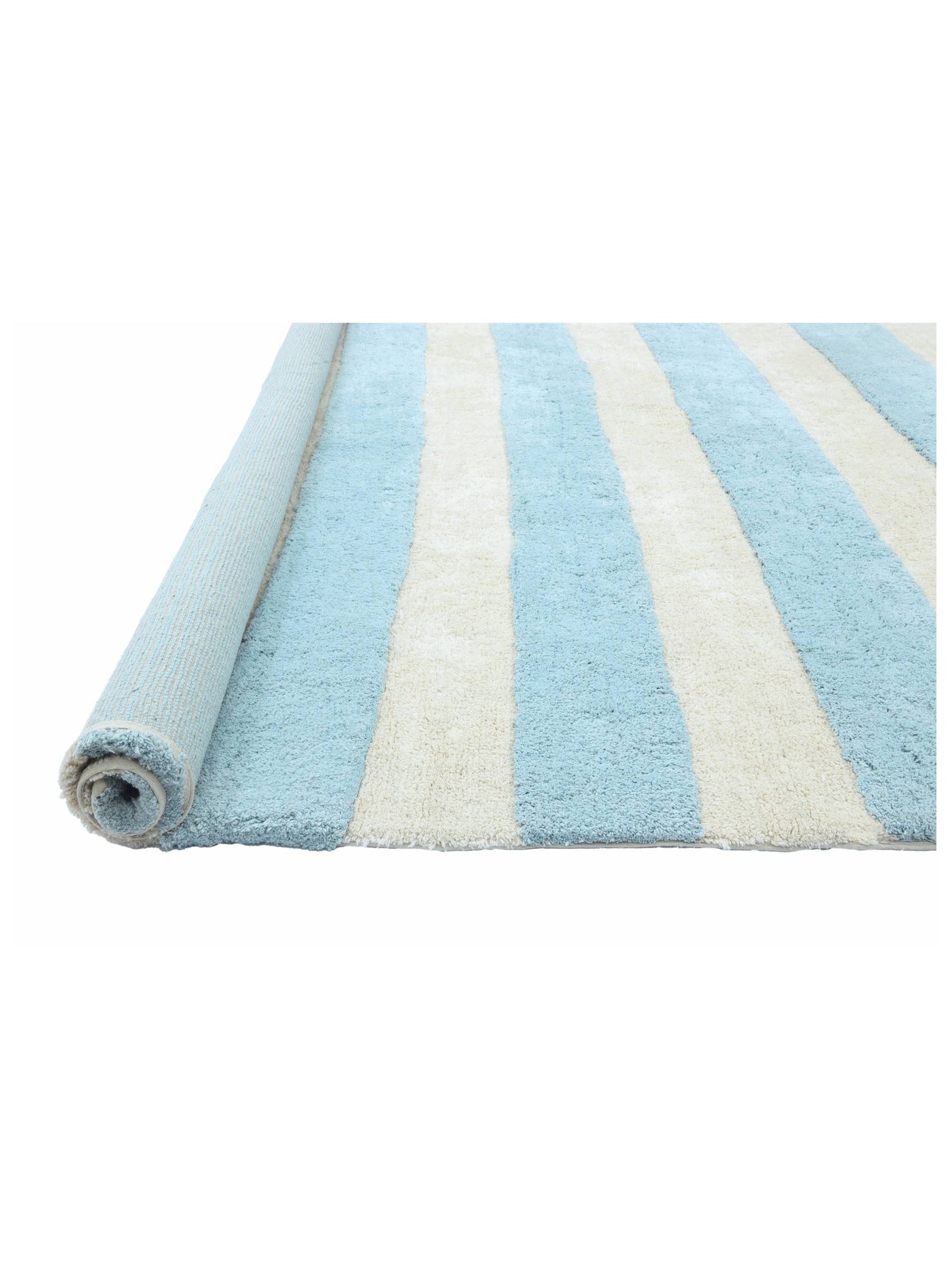 Sky Blue Stripe Rug