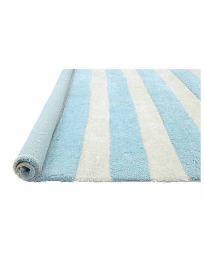 Sky Blue Stripe Rug