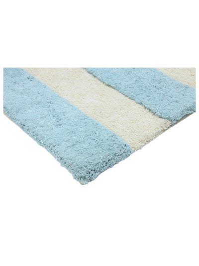 Sky Blue Stripe Rug