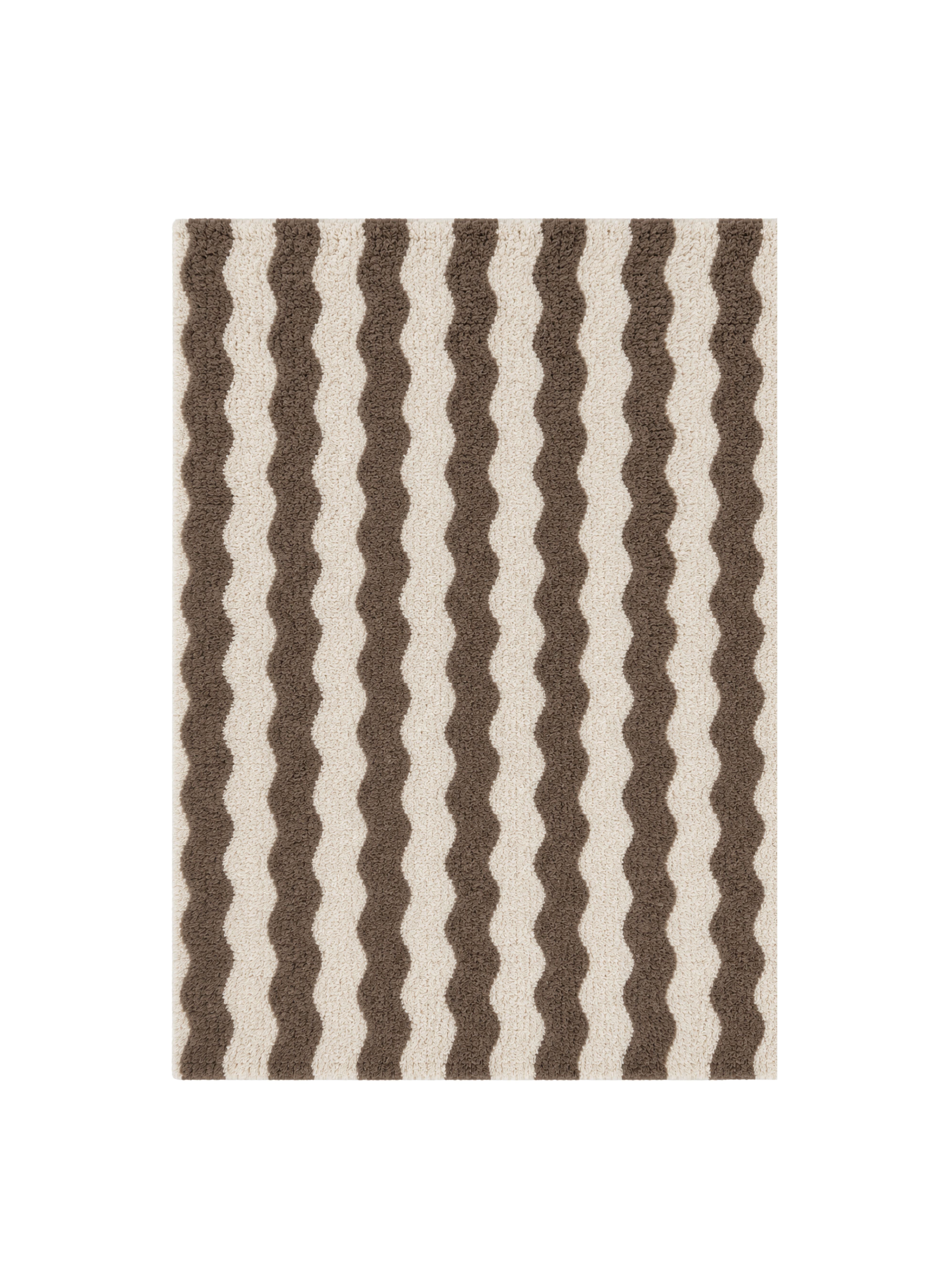 Wave Rug - Chocolate Brown